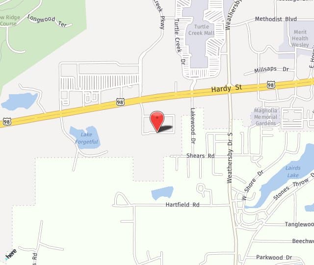 Location Map: 6072 US Hwy 98 Hattiesburg, MS 39402