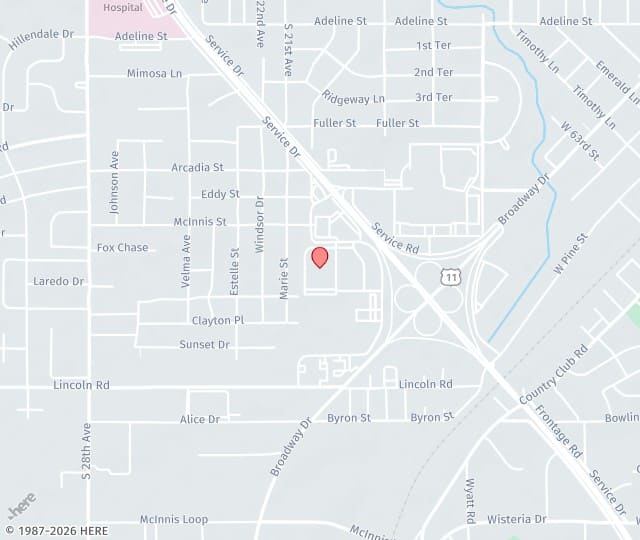 Location Map: 5901 U.S. Hwy 49 Hattiesburg, Mississippi 39402