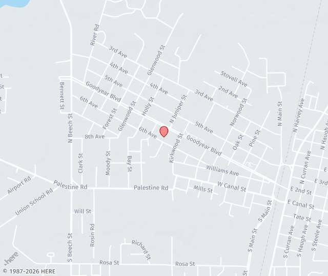 Location Map: 908 6th Avenue Picayune, MS 39466